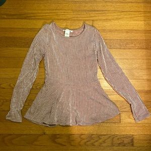 Caution To The Wind Long Sleeve Blouse